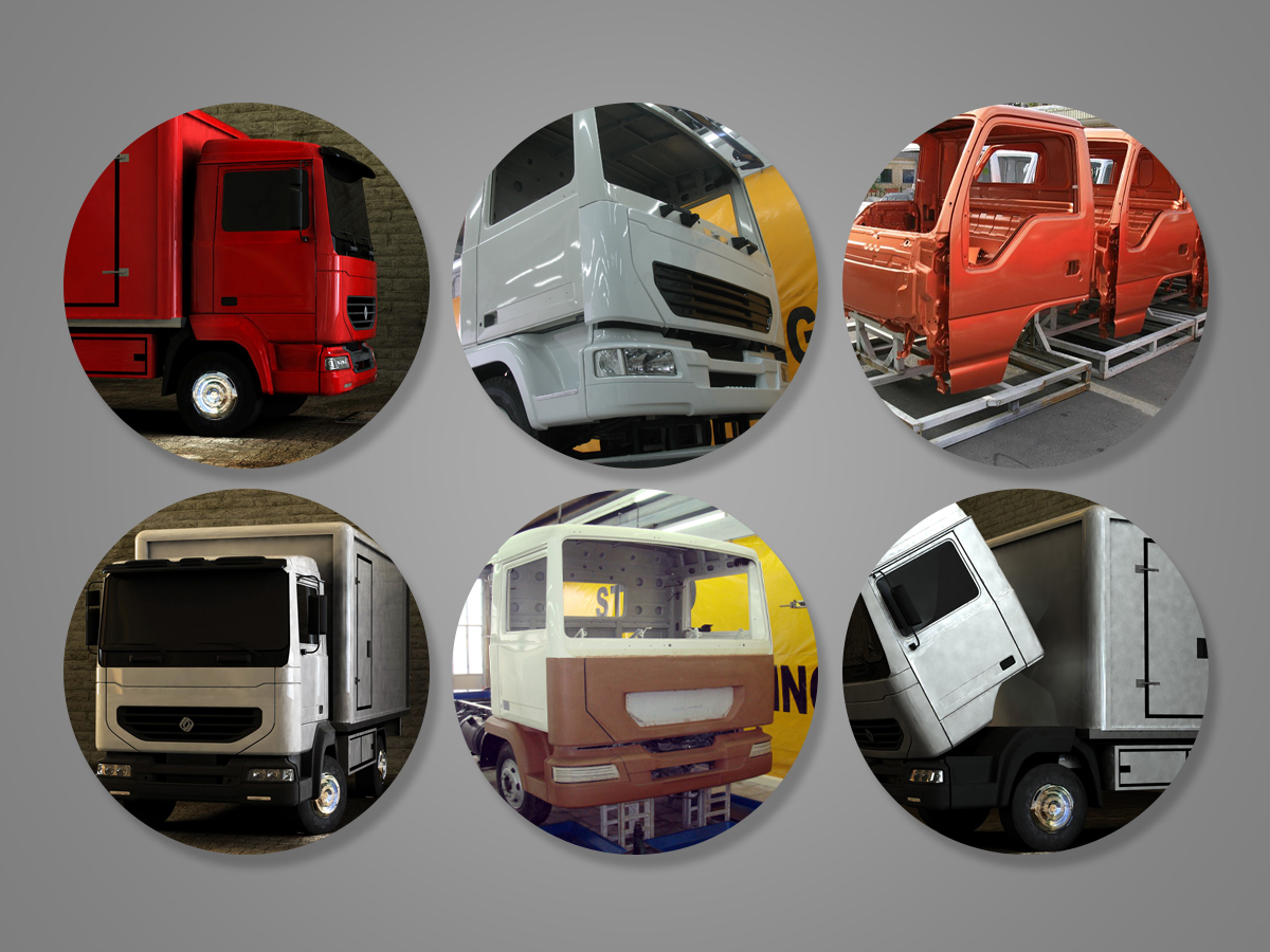 لیست قطعات بدنه کامیون - تراک ولوو